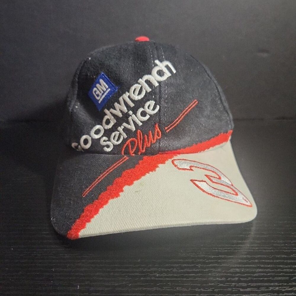 Vtg Chase Dale Earnhardt GM Goodwrench Service Plus‎ NASCAR #3 hat Cap snapback